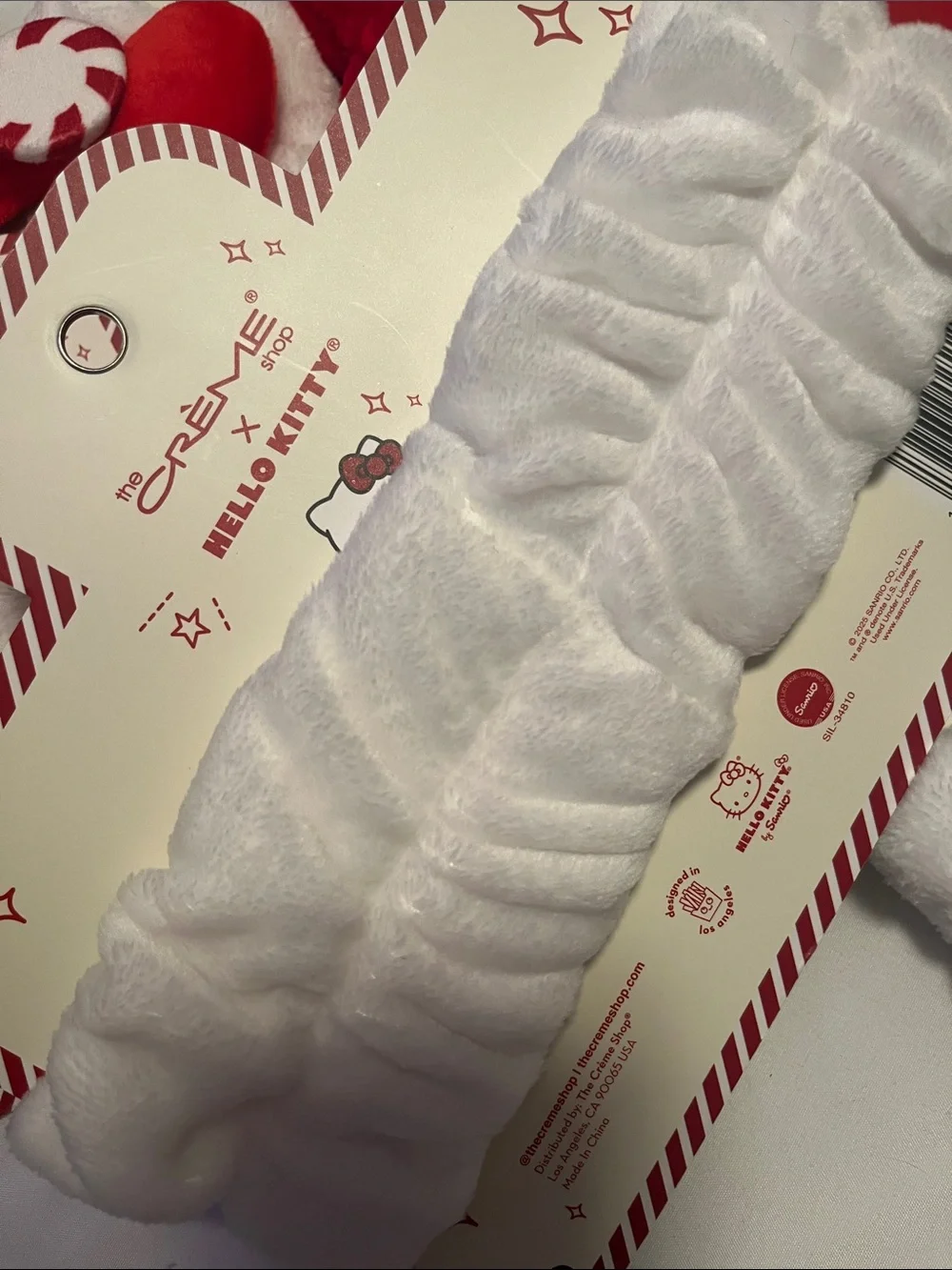 The Crème Shop x Hello  Kitty Plush Spa Headband   2 Choices Pick 1 NWT